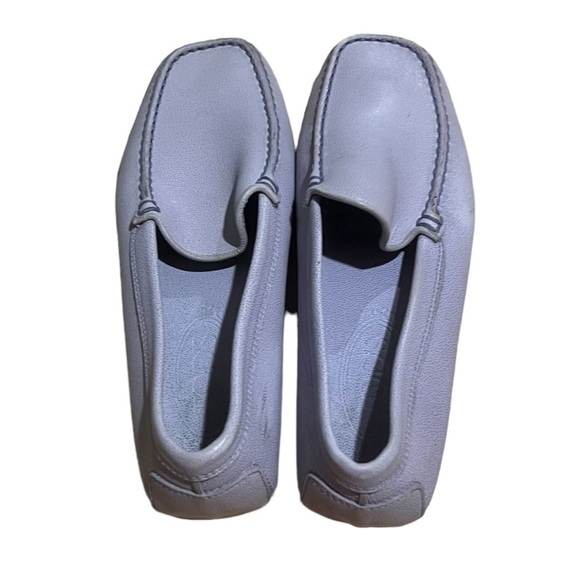Tod’s Purple Square Toe Driving Loafers Size 7 Women’s - Picture 6 of 10